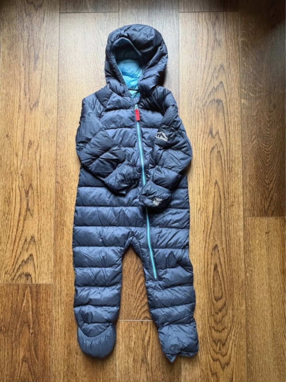 LL Bean Ultralight 650 Down Bunting size 12-18 months Water-resistant shell now